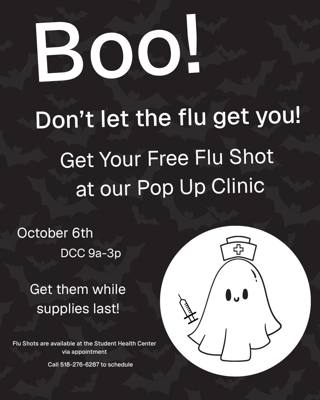 flu clinic poster