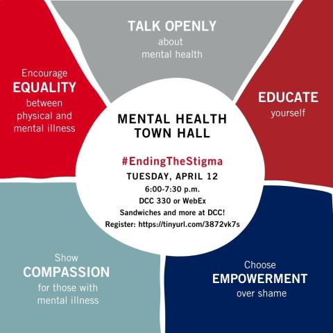 Mental Health Town Hall Flyer